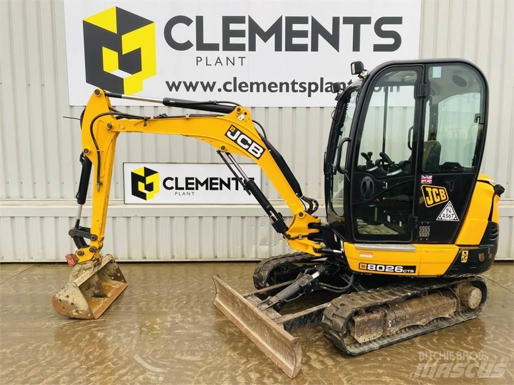 JCB 8026CTS Mini rýpadla < 7t