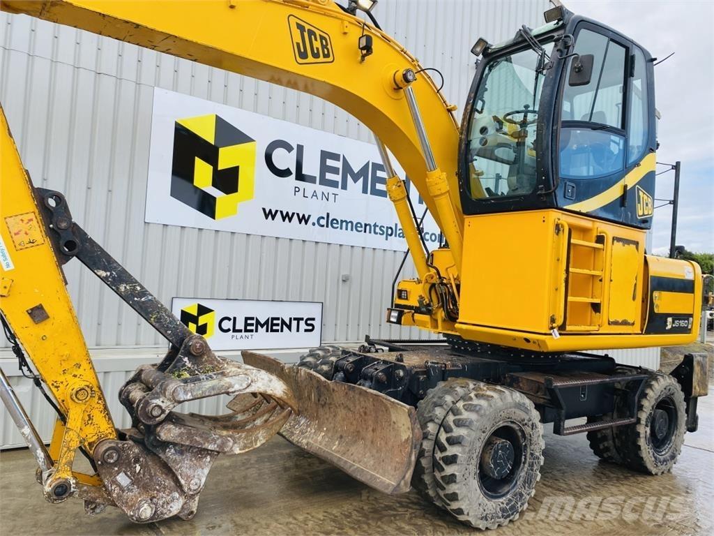 JCB JS160W Pásová rýpadla