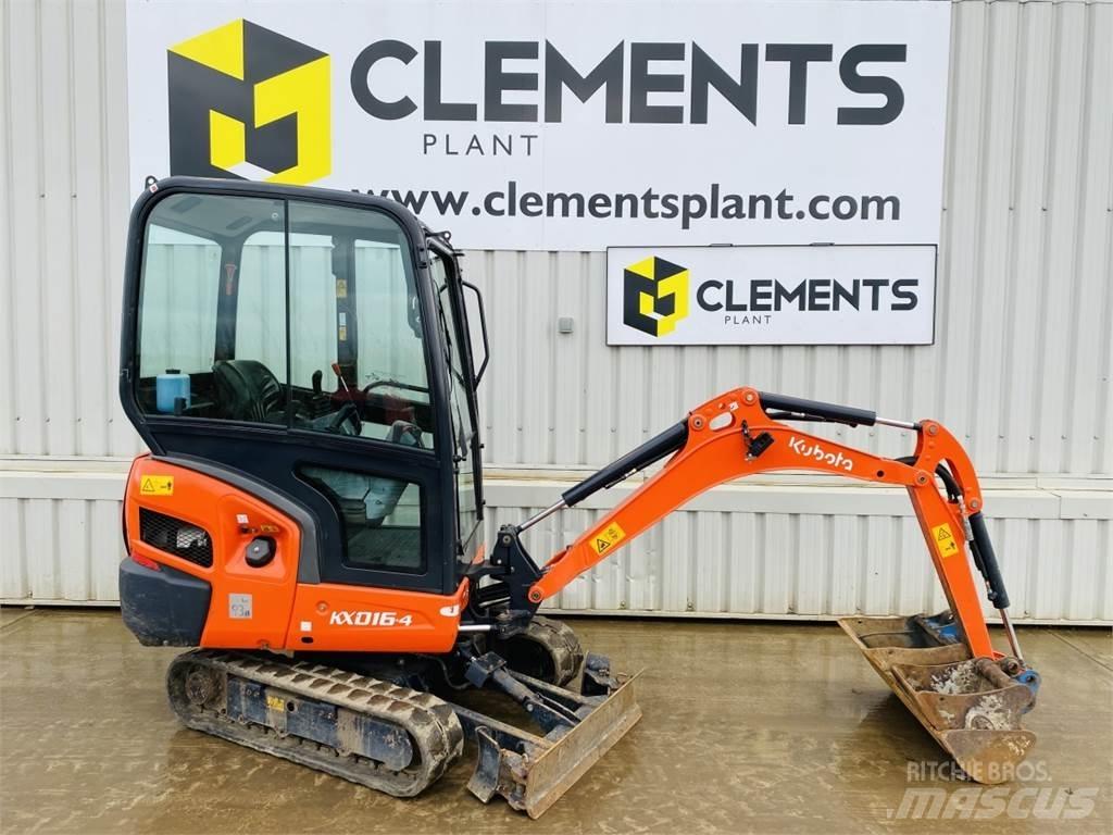 Kubota KX016-4 Mini rýpadla < 7t