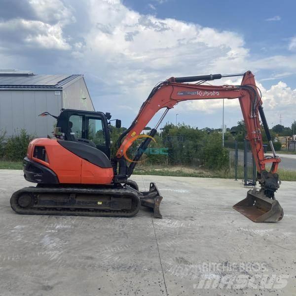 Kubota KX080-4 Kolová rýpadla
