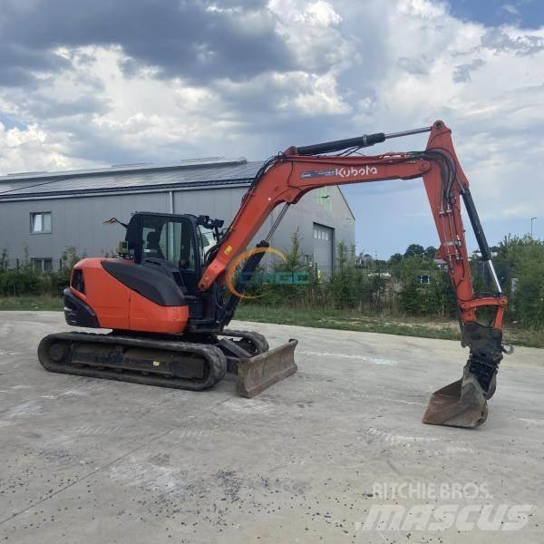 Kubota KX080-4 Kolová rýpadla