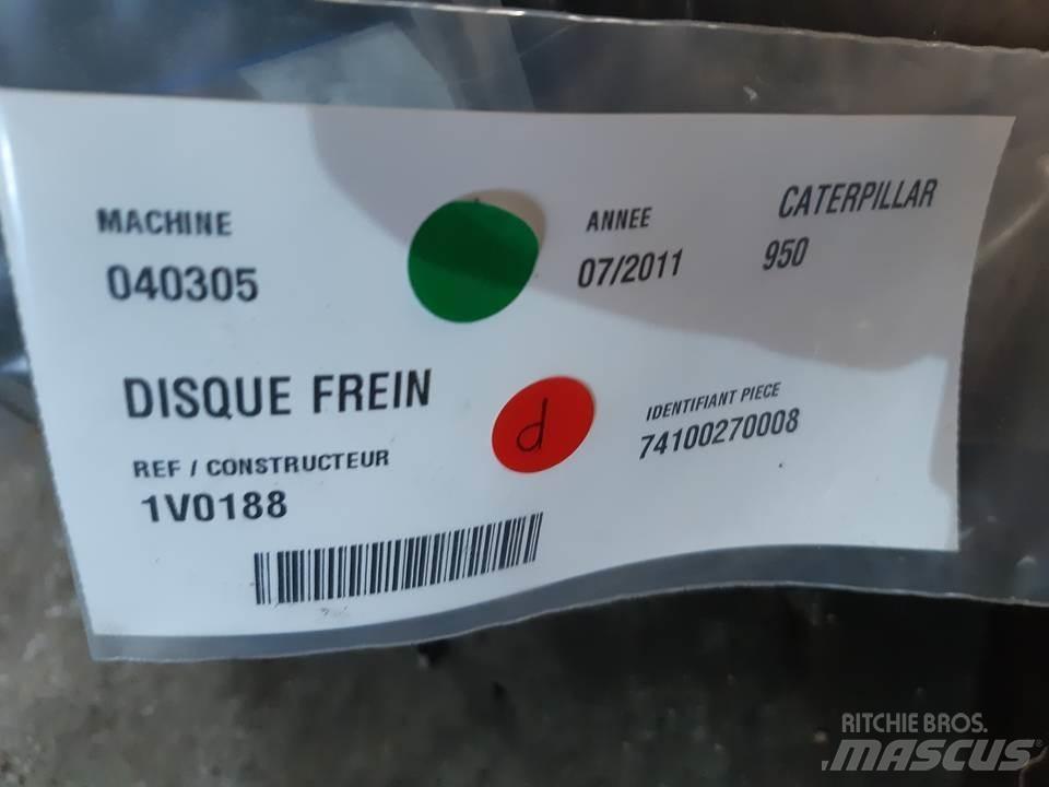CAT 950 Pásy, řetězy a podvozek
