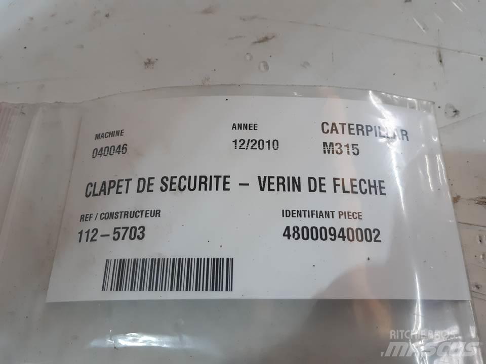 CAT M315 Hydraulika
