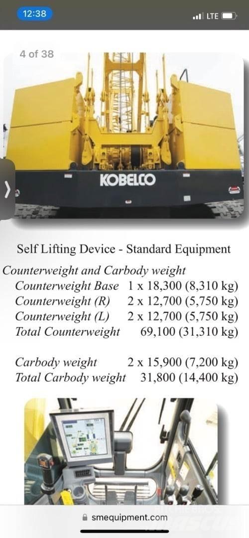 Kobelco CK1100G-2 Pásové jeřáby