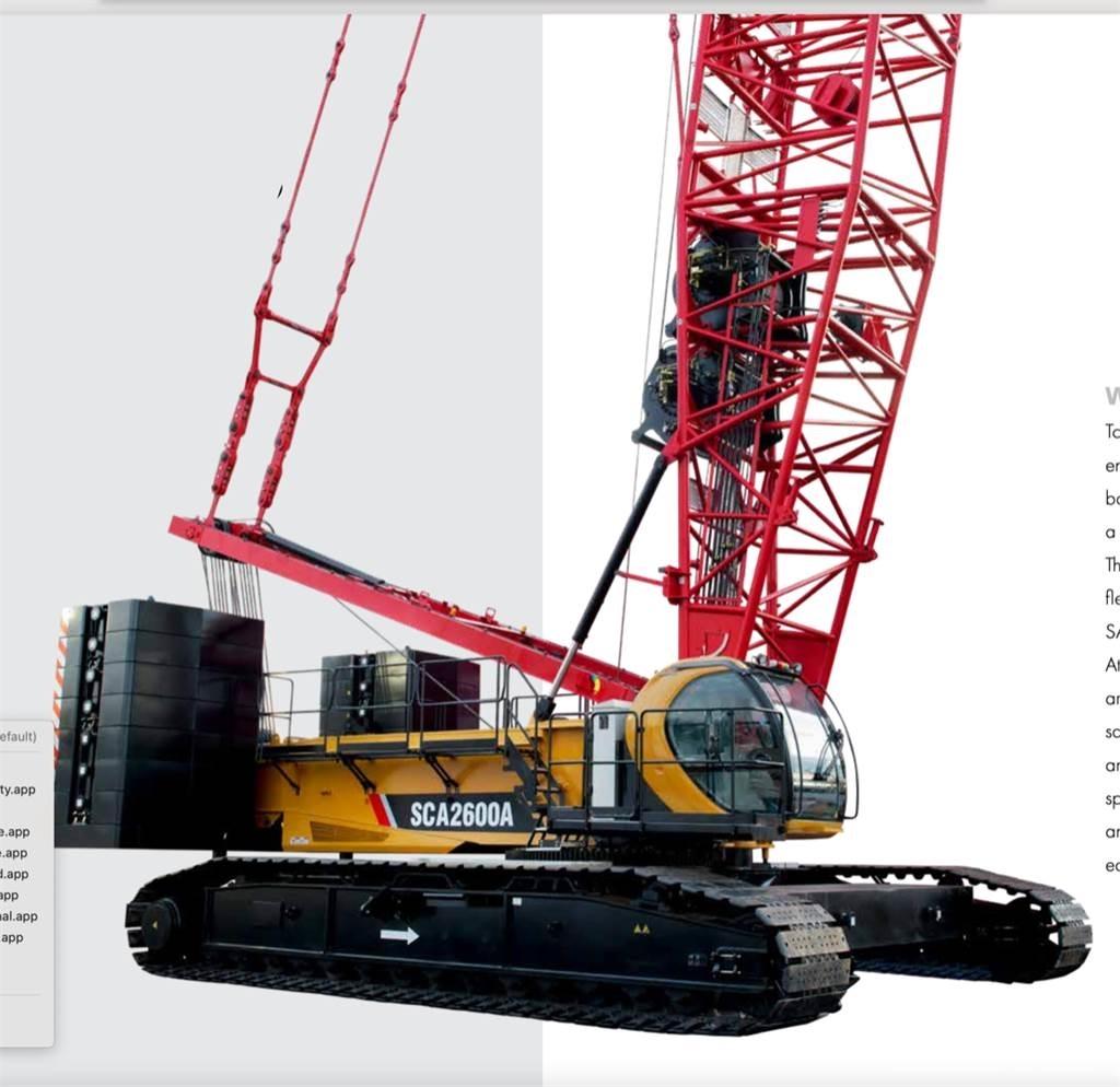 Sany SCA2600A Pásové jeřáby