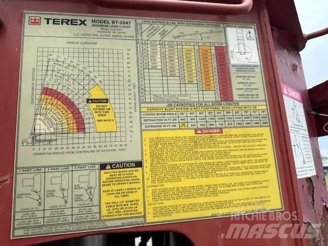 Terex BT 2047 Autojeřáby, hydraulické ruky