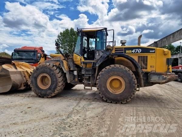 Komatsu 470 Kolové nakladače