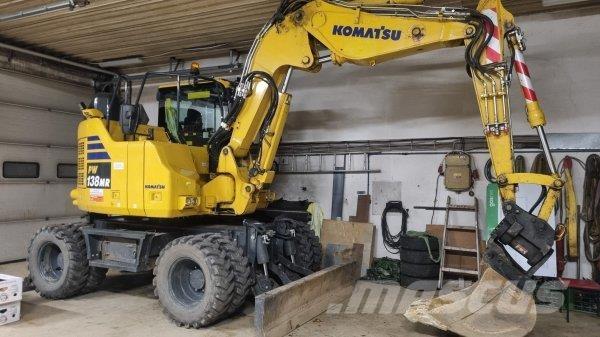 Komatsu PW 138 MR Kolová rýpadla