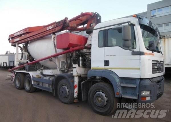 MAN TGA 35.410 +Sermac Nákladní auta s čerpadly betonu
