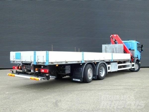Scania P320 + Effer Autojeřáby, hydraulické ruky