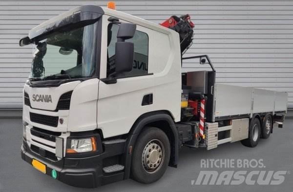 Scania P410 Autojeřáby, hydraulické ruky