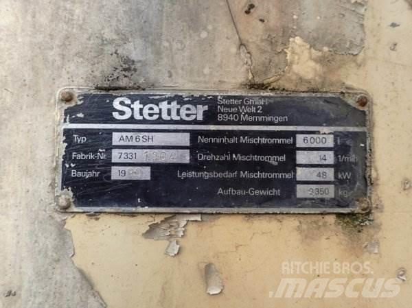Stetter AM 6 SH Domíchávače betonu