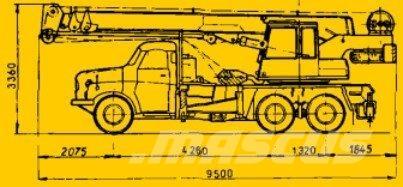 Tatra 148 +ČKD - AD 20 Autojeřáby, hydraulické ruky