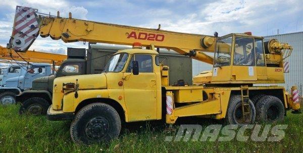 Tatra 148 +ČKD - AD 20 Autojeřáby, hydraulické ruky