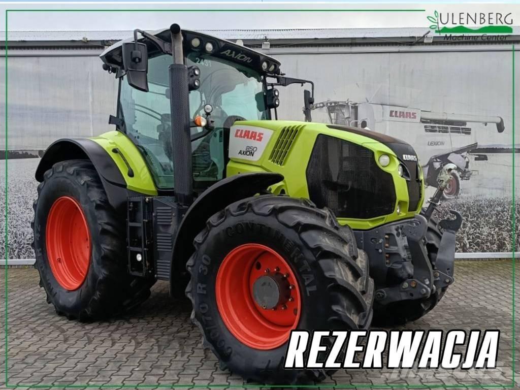CLAAS Axion 850 CIS Traktory
