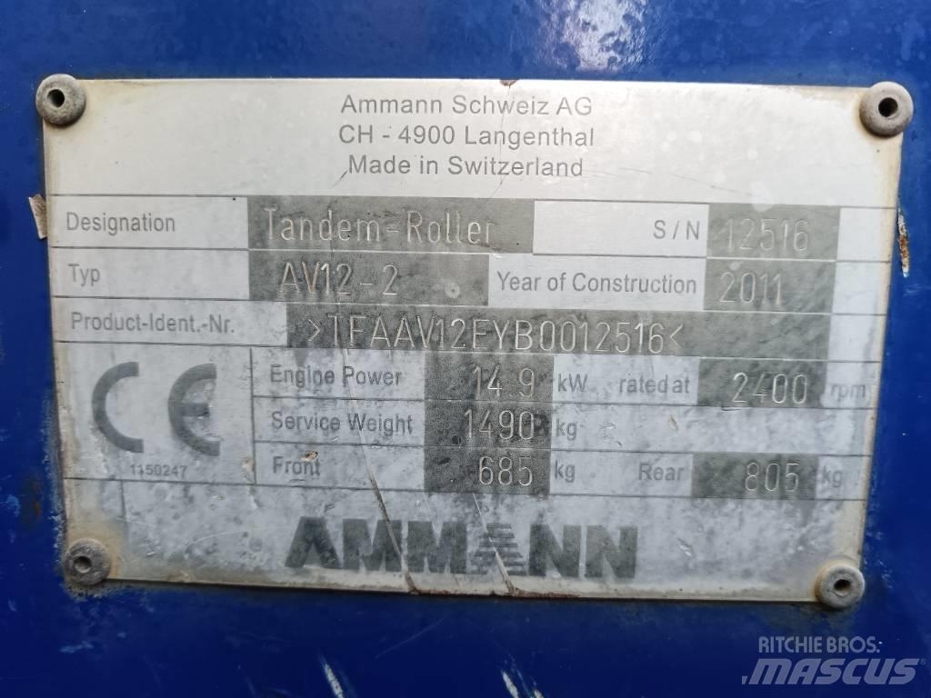 Ammann AV 12-2 Tandemové válce