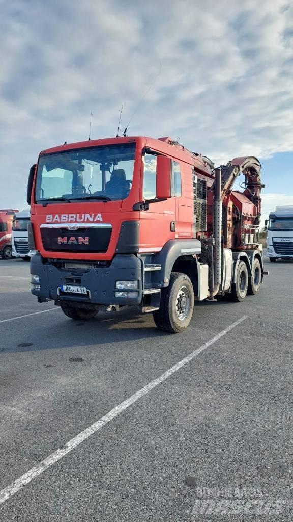 MAN TGS 26.540 6X6 Štěpkovače