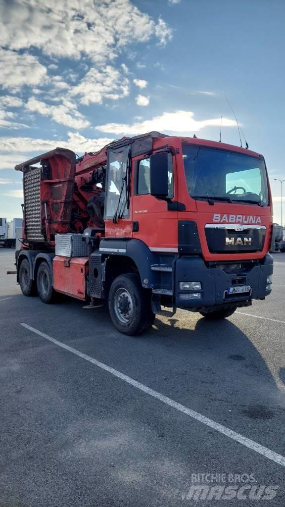 MAN TGS 26.540 6X6 Štěpkovače