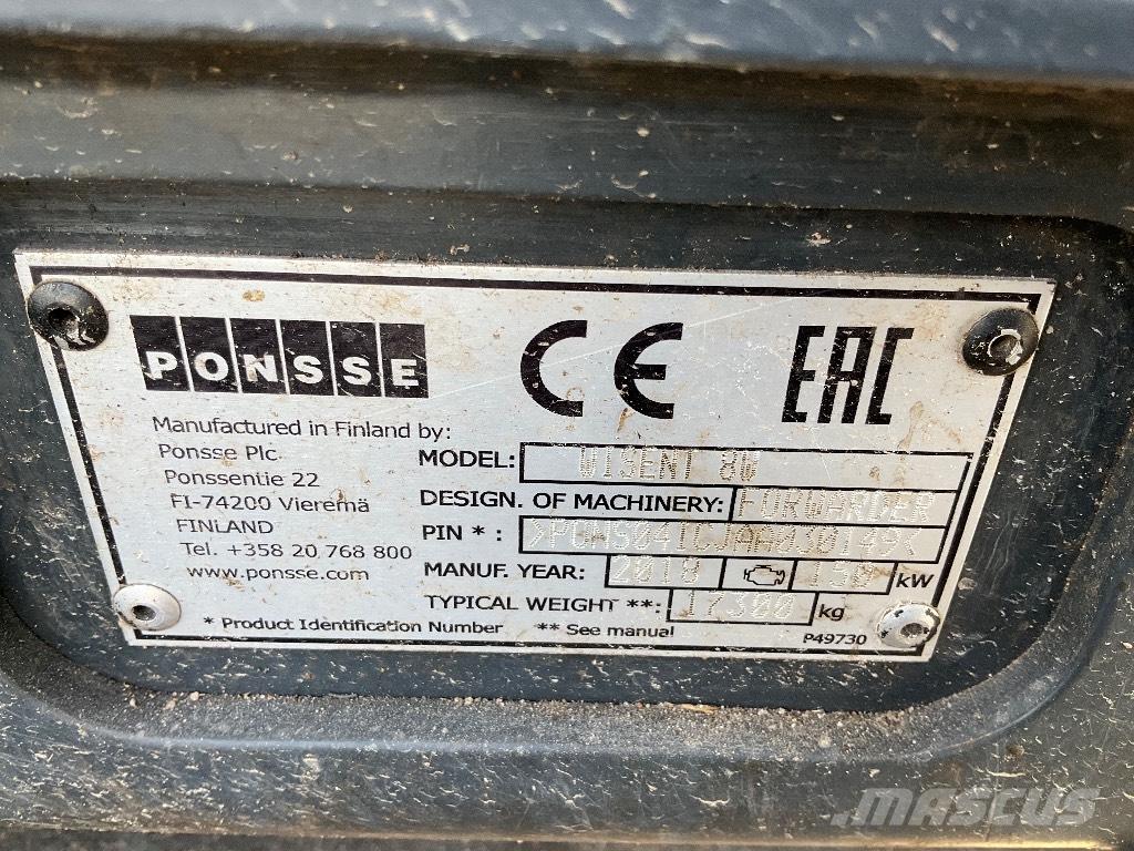 Ponsse WISENT 8W Vyvážecí traktory