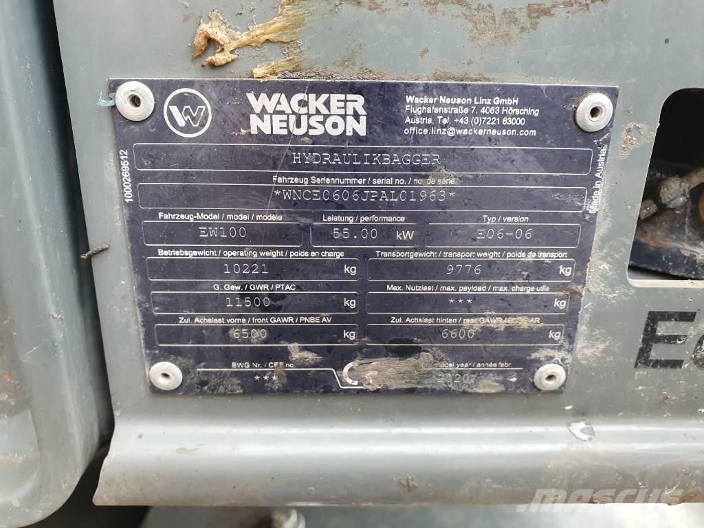 Wacker Neuson EW100 Kolová rýpadla