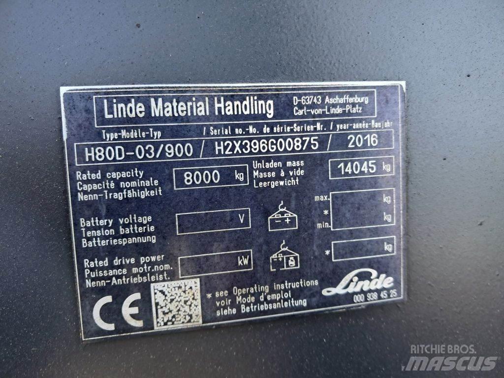 Linde H80D-03/900 Dieselové vozíky