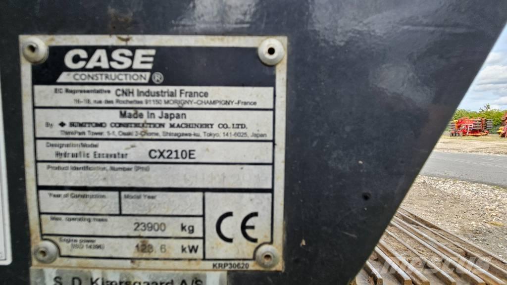 CASE CX 210 E Pásová rýpadla