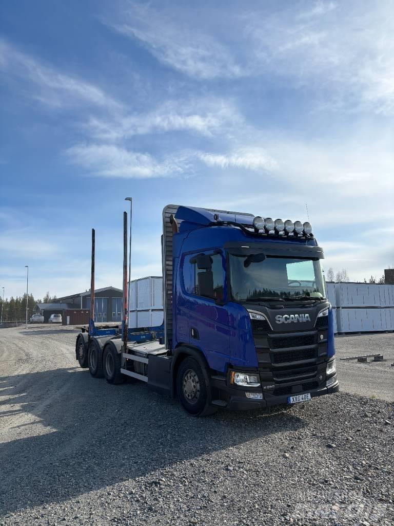 Scania R 650 Vozy na přepravu kmenů