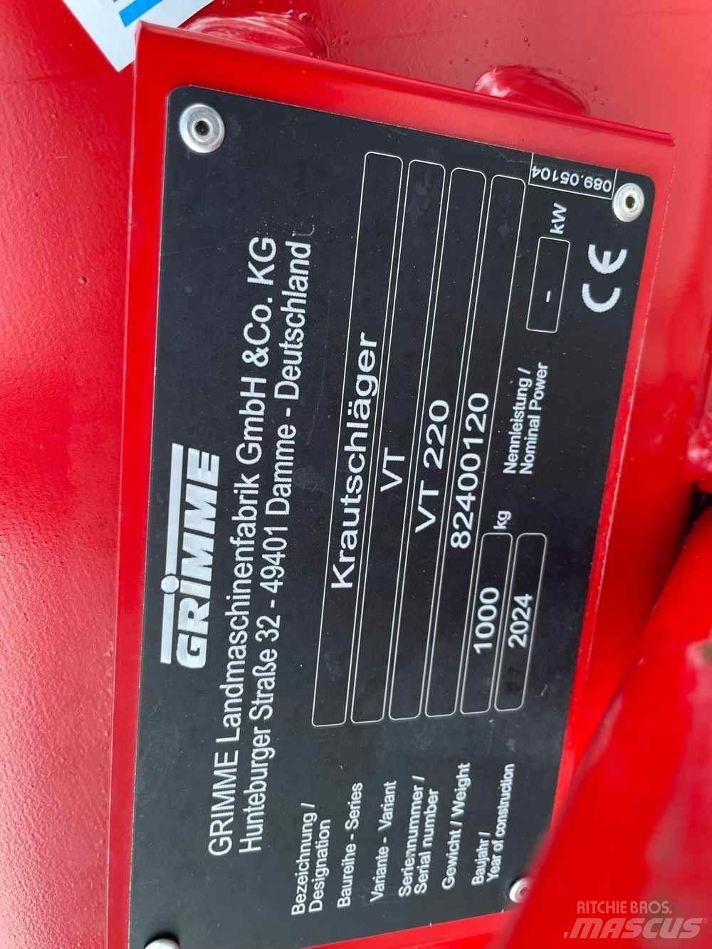 Grimme VT 220F Další