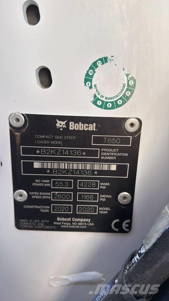 Bobcat T 650 Pásové nakladače