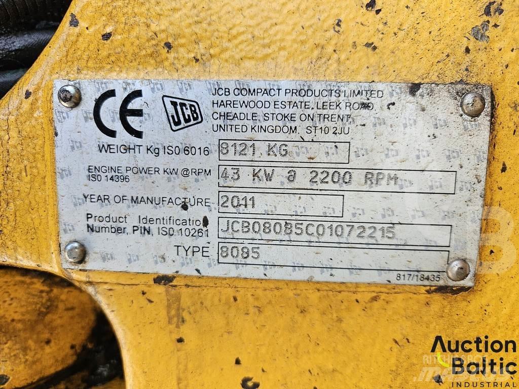 JCB 8085 Midi rýpadla 7t - 12t