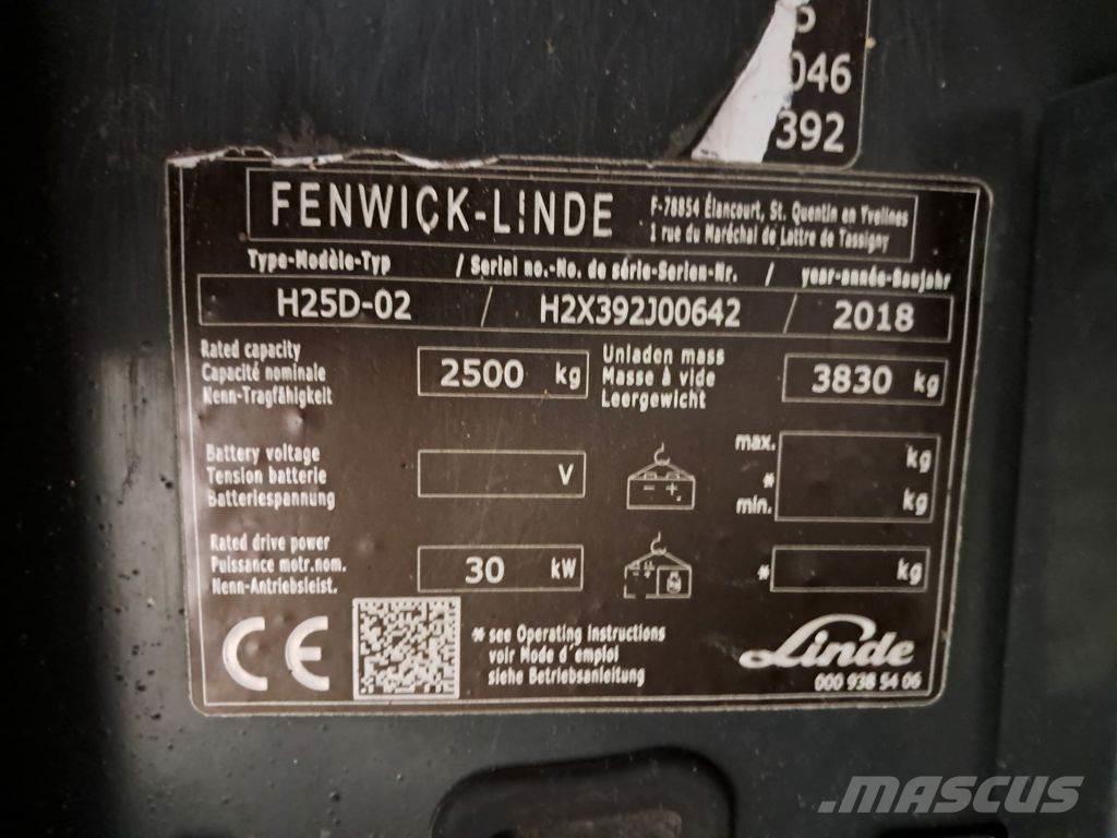 Linde H25D-02 Dieselové vozíky