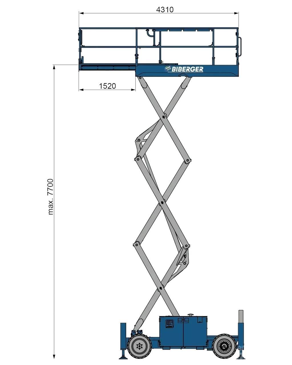 Genie GS 2669 RT Nůžková zvedací plošina