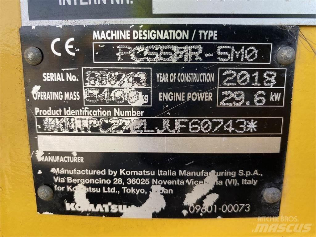 Komatsu PC55MR-5 Kolová rýpadla