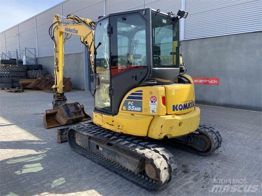 Komatsu PC55MR-5 Kolová rýpadla