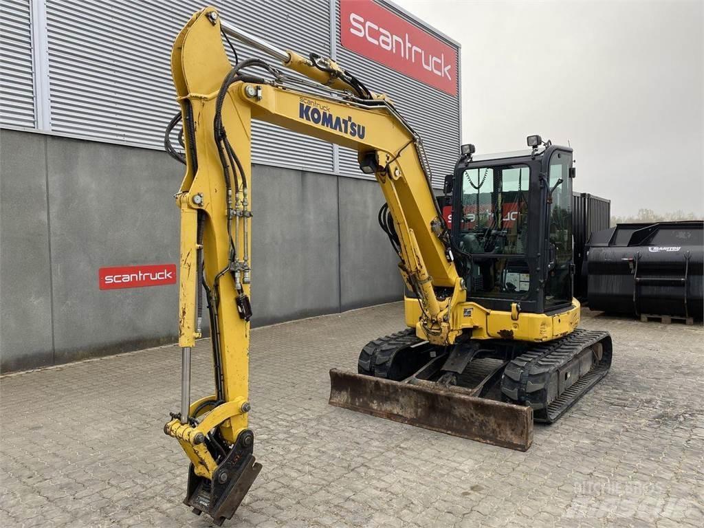 Komatsu PC55MR-5 Kolová rýpadla