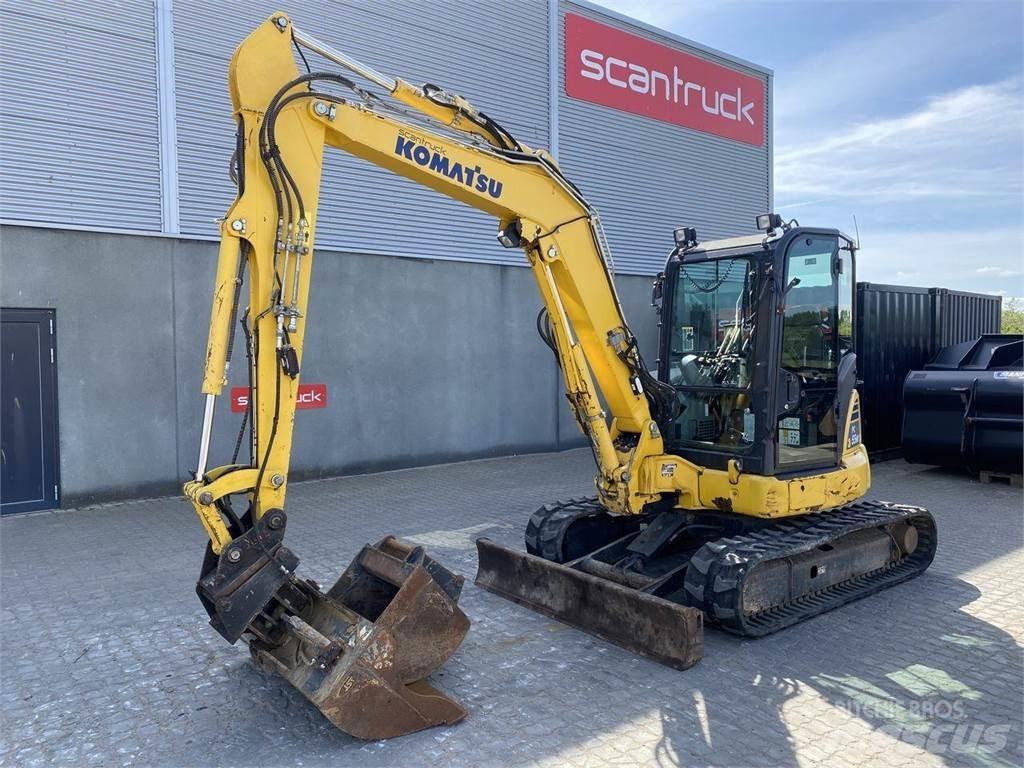 Komatsu PC55MR-5 Kolová rýpadla
