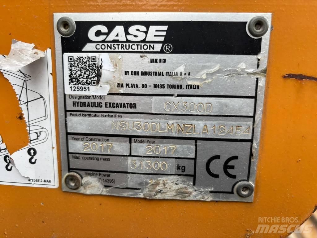 CASE CX300D Pásová rýpadla