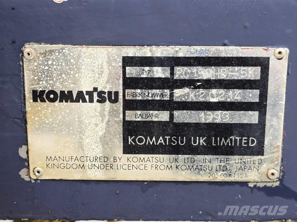 Komatsu PC 150 HD-5K Pásová rýpadla