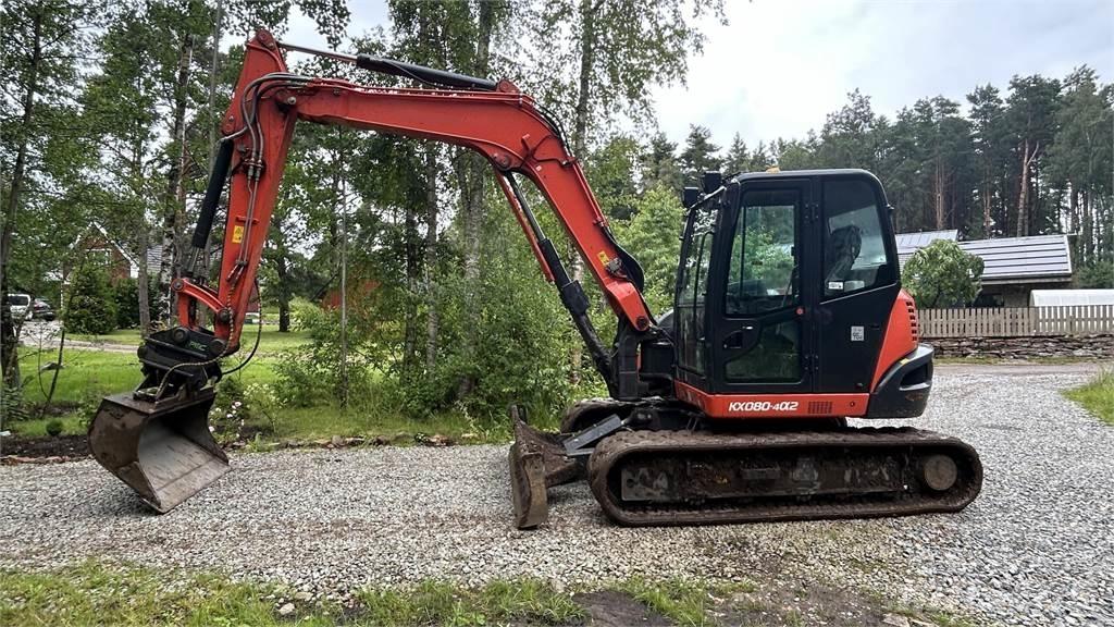 Kubota KX080 – 4a2 Mini rýpadla < 7t