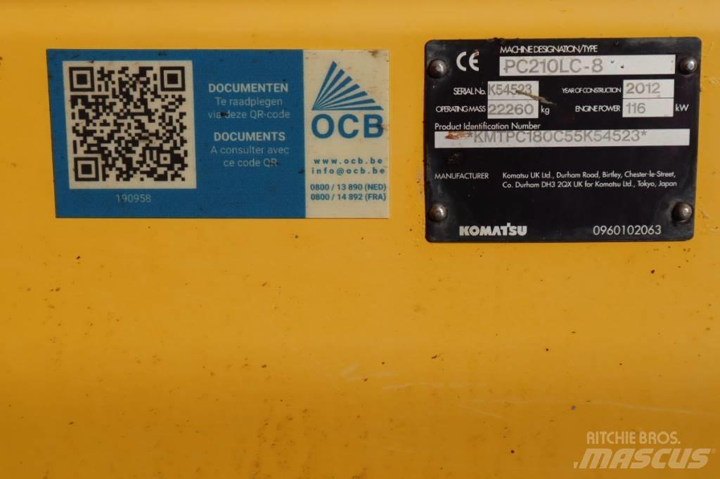 Komatsu PC 210 LC-8 Pásová rýpadla