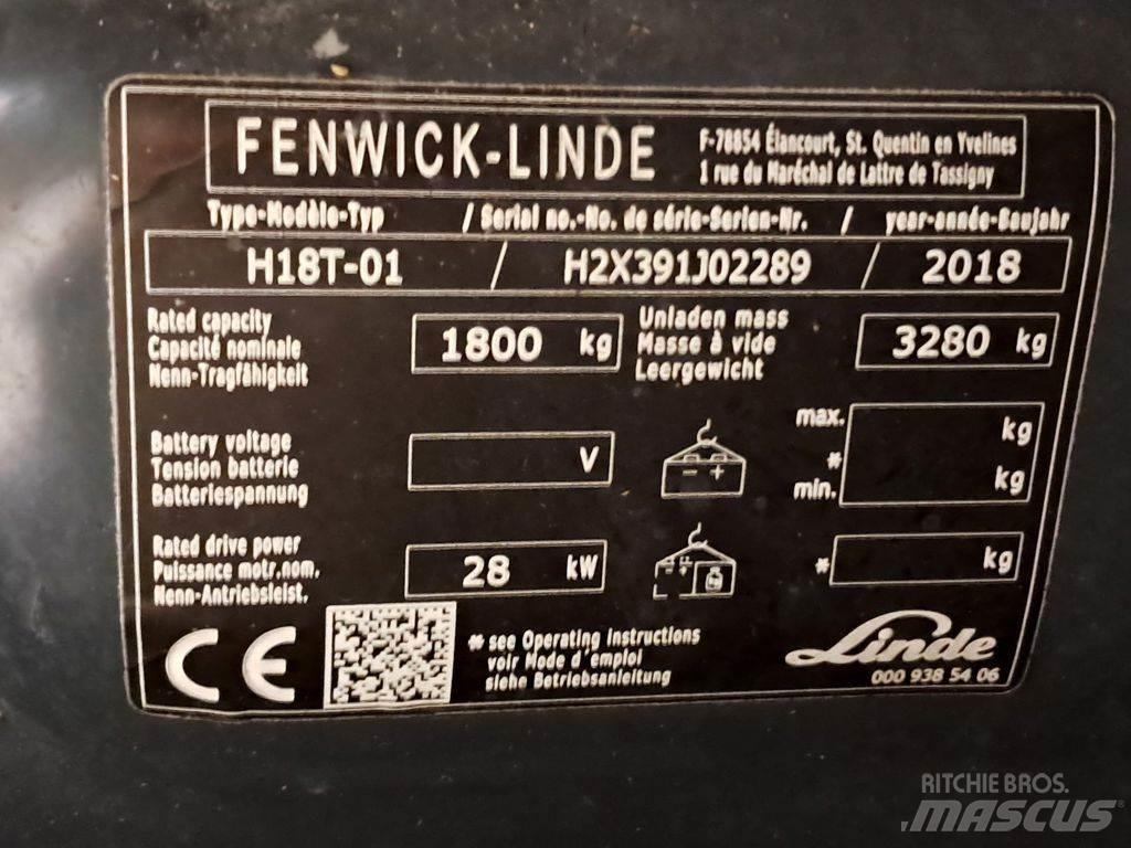 Linde H18T-01 LPG vozíky