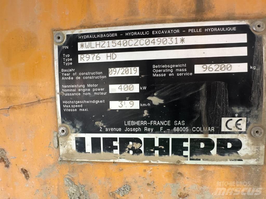 Liebherr R 976 HD Pásová rýpadla
