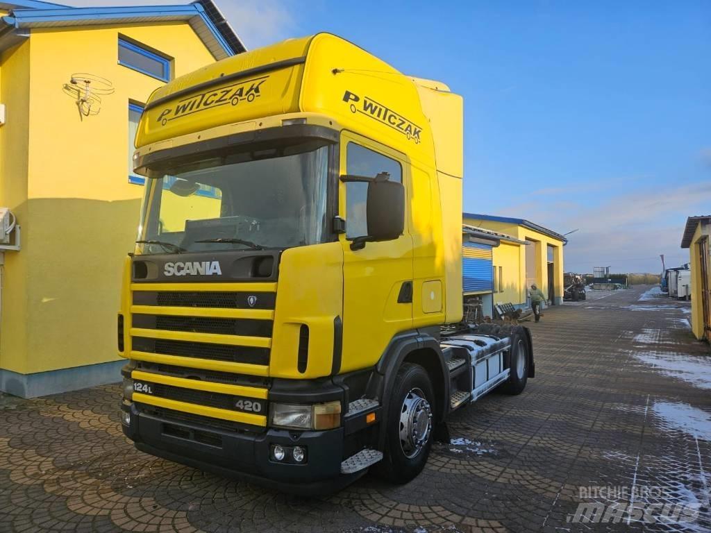 Scania 124 L 420 Tahače