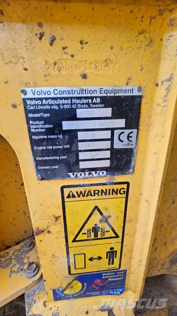 Volvo A 25 D Kloubové dempry
