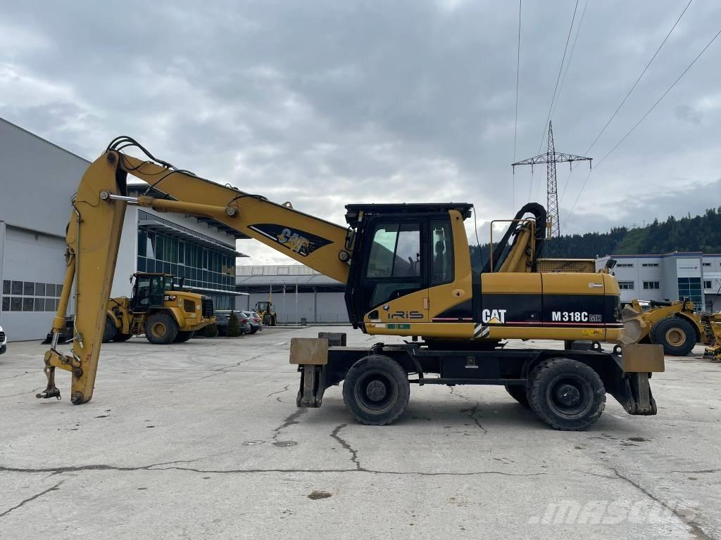 CAT M 318 C MH Stroje pro manipulaci s odpadem