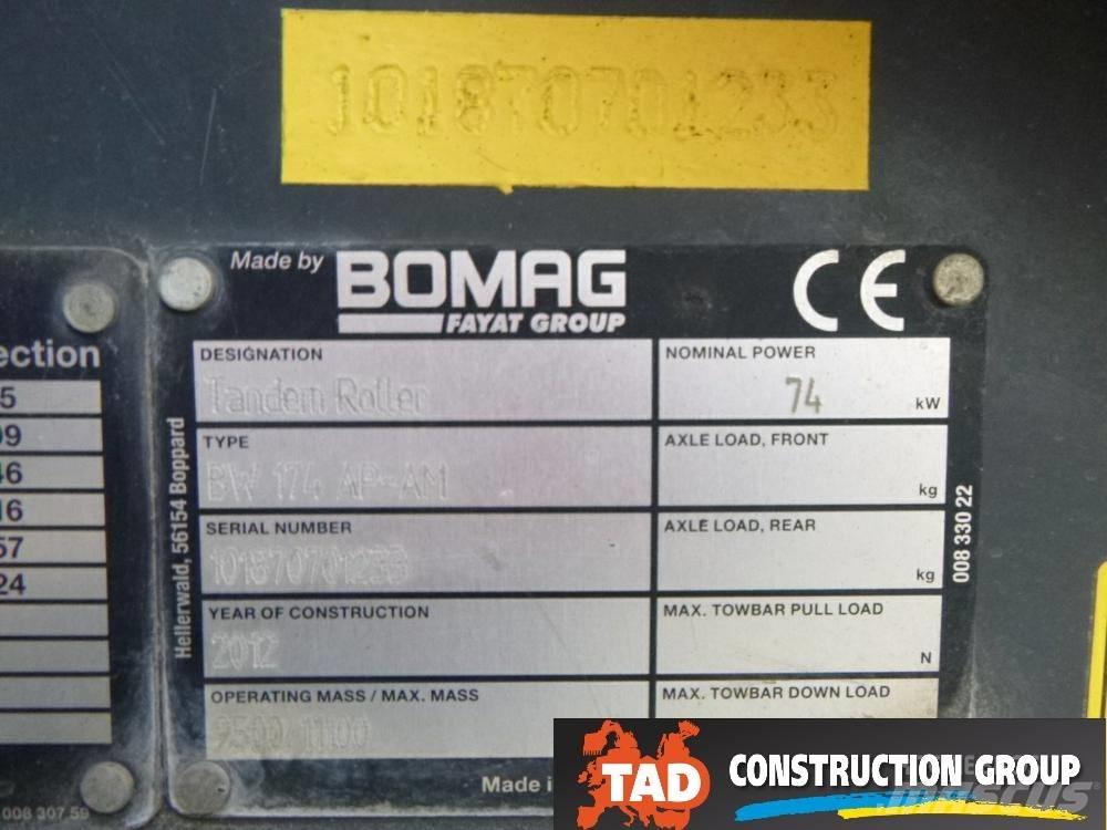 Bomag BW 174 AD AM Tandemové válce