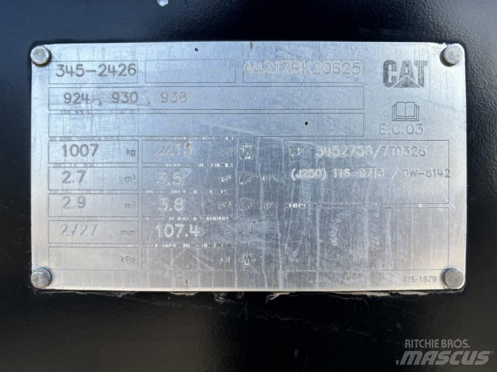 CAT 924 930 938 Ostatní komponenty