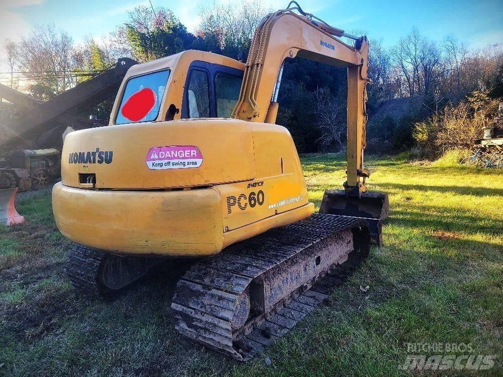 Komatsu PC 60-7E Pásová rýpadla