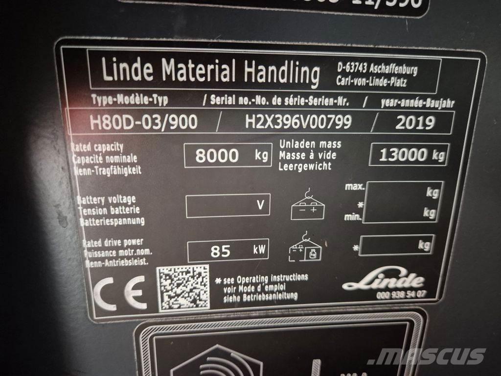 Linde H80D-03/900 Dieselové vozíky
