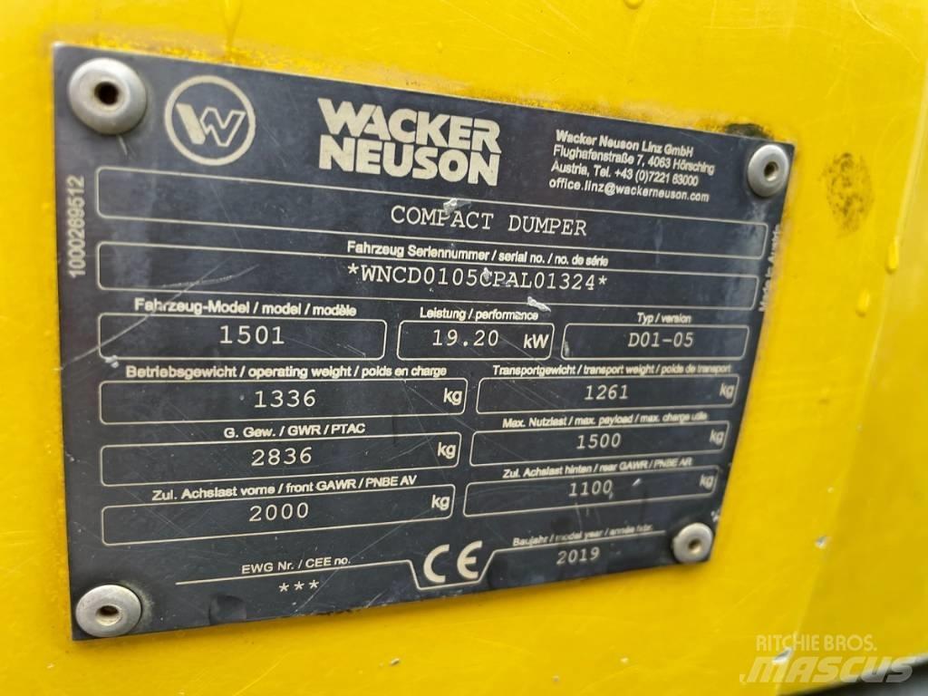 Wacker Neuson 1501 Vyklápěcí dempry